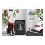 Hoover HD496AMBCB/1-80 Washer Dryer - Washing Load 9kg - Drying Load 6kg - Spin 1400 - Black