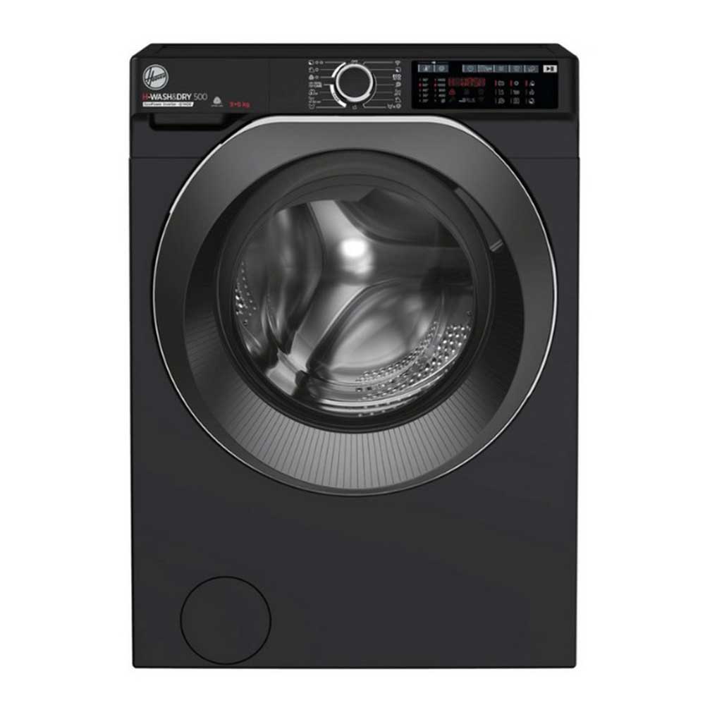 Hoover HD496AMBCB/1-80 Washer Dryer - Washing Load 9kg - Drying Load 6kg - Spin 1400 - Black