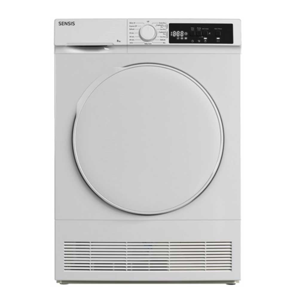 Sensis TDCF018BW 8kg Tumble Dryer