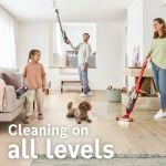 Bosch BBH3ZOOGB Serie 4 ProAnimal 2-in-1 Cordless Vacuum Cleaner - 55 Minutes Run Time - Red