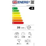 Hoover BH4S69M6DR9J-80 Integrated Washing Machine Load 9kg Spin 1600