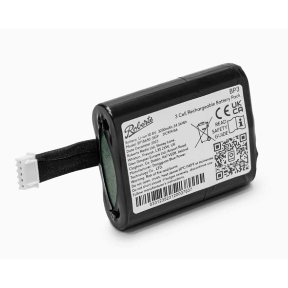 Roberts BP3 Rechargeable Battery for Stream 95i or Revival Icon Radio