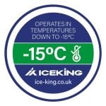 IceKing Ice-CF371EW Large Chest Freezer 371 Litre Capacity