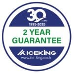 IceKing Ice-CF371EW Large Chest Freezer 371 Litre Capacity