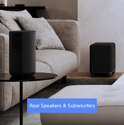 sony rear speakers & subwoofers