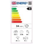 LG F2X50S9TWB 9kg 1200 Spin Washing Machine