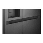 LG GSLC40EPPE 50/50 Total No Frost American Fridge Freezer - Matte Black
