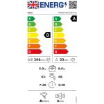 Haier HWD80BP14367TU 8kg/5kg 1400 Spin Washer Dryer