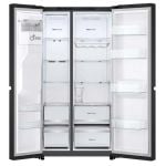 LG GSLE81PBD 50/50 Total No Frost American Fridge Freezer - Black