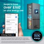 Samsung RB34C632ESA/EU 65/35 Split Fridge Freezer - Silver