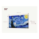 TCL 55A300W-UK 55 Inch 4K Ultra HD TACL NXTVISION 7QLED PRO HDR Google TV