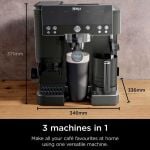 Ninja ES601UKBK Ninja Luxe Cafe Premier Espresso Machine - Midnight Black