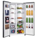 Hoover HHSBSO-6174XK-1 91cm 60/40 Frost Free American Fridge Freezer - Stainless Steel