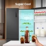 Hisense RS840N4WCE 60/40 Frost Free American Fridge Freezer - Black