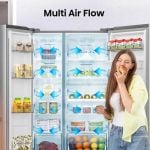 Hisense RS840N4WCE 60/40 Frost Free American Fridge Freezer - Stainless Steel