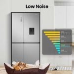 Hisense RS840N4WCE 60/40 Frost Free American Fridge Freezer - Stainless Steel
