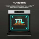 Hisense BI622AXPGUK Built In Electric Single Oven - Black - 77 Litre Capacity