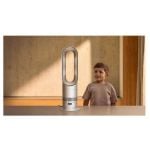 Dyson 330HF1 Hot+Cool Remote Link Pre-heat heater and Cooling Fan - White/Nickel