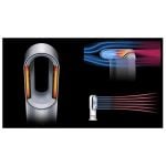 Dyson 330HF1 Hot+Cool Remote Link Pre-heat heater and Cooling Fan - White/Nickel