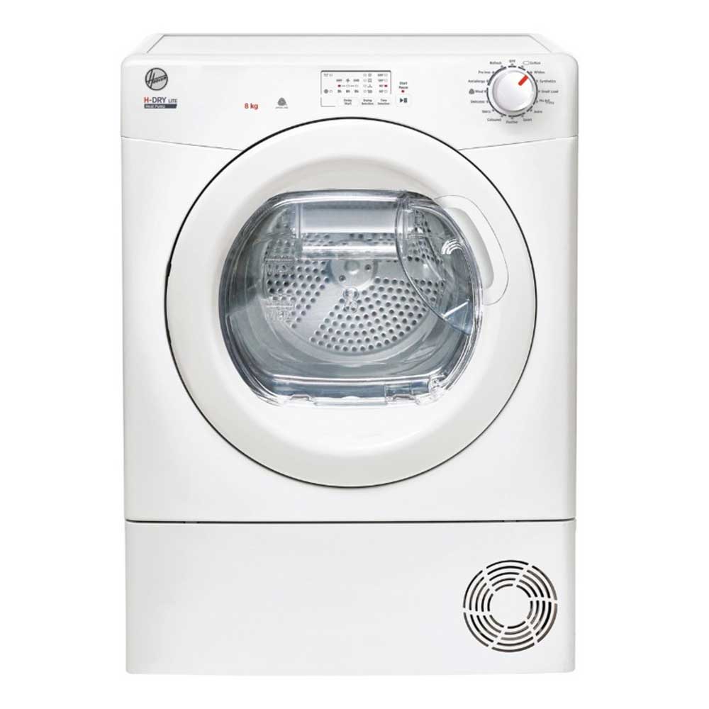 Hoover H-Dry 300 HLE H8A1LE-80 8kg Heat Pump Tumble Dryer - White