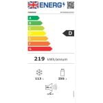 Hisense RM469N4ACDUK 60/40 Frost Free Fridge Freezer - Stainless Steel