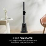 Shark TH200UK Fan and Heater - Charcoal