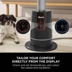 Shark TH200UK Fan and Heater - Charcoal