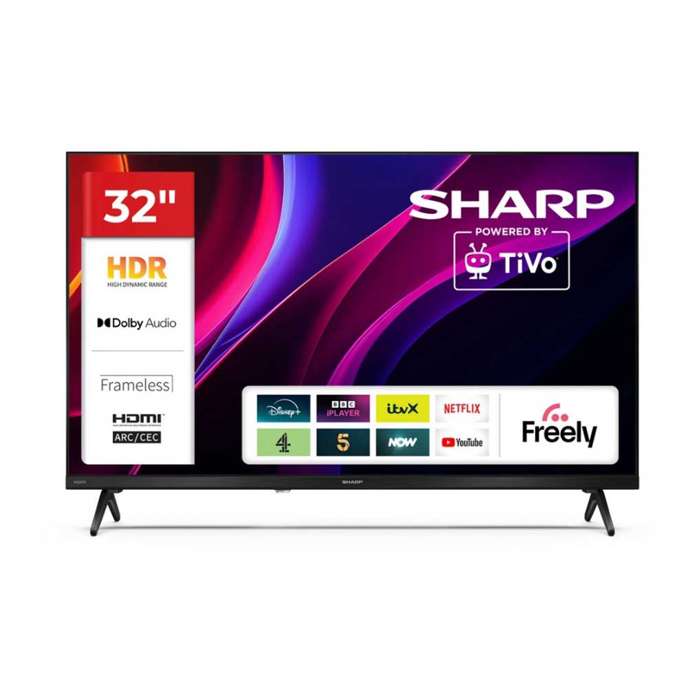 Sharp 1T-C32HE2245KB HDR TV - Black