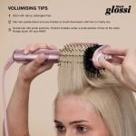 Shark HT302UKPK Glossi 2-in-1 Hot Tool and Air Glosser Brush - Pink