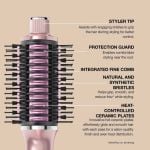 Shark HT302UKPK Glossi 2-in-1 Hot Tool and Air Glosser Brush - Pink