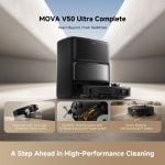 Mova V50 Pro Ultra Complete Robot Vacuum Cleaner RLV72LE - Black