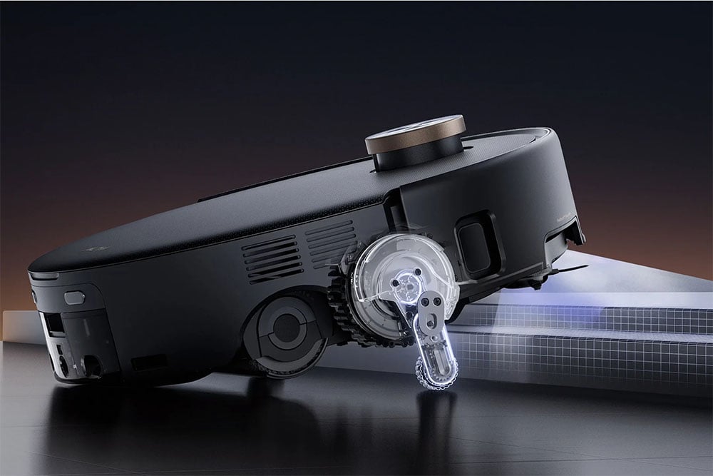 vacuum robot that goes over obstacles