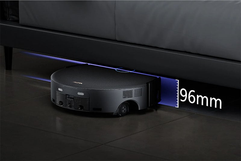 robot vacuum reached low spots