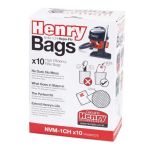 Numatic 907075 Henry HepaFlo Filter Bags - 8 Packs in a Carton - White