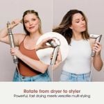 Shark HD426SLUK FlexStyle Air Styler & Hair Dryer for Straight & Wavy Hair - 3 Attachments - Stone