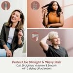 Shark HD426SLUK FlexStyle Air Styler & Hair Dryer for Straight & Wavy Hair - 3 Attachments - Stone