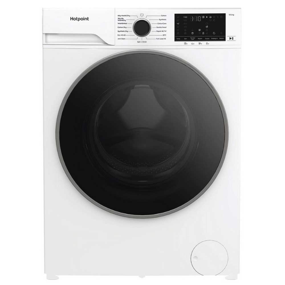 Hotpoint HBD9681ANTSTAIN Washer Dryer - 9kg Washing Load 6kg Drying Load 1400 Spin - White