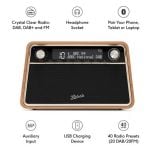 Roberts Reva Dab Radio Bluetooth tabletop Digital Radio - Cherry Wood