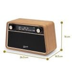Roberts Reva Dab Radio Bluetooth tabletop Digital Radio - Cherry Wood