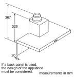 Neff D62BBC0S0B N30 Chimney Cooker Hood 60cm - Black