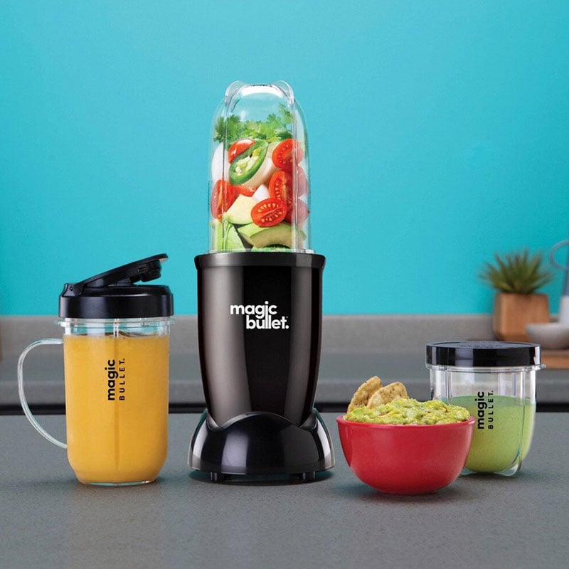 nutribullet magic bullet blender starter kit in black