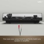 Sony PSLX5BT.CEK Wireless Bluetooth Turntable with Auto Playback - Premium cartridge and stylus - Black