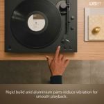 Sony PSLX5BT.CEK Wireless Bluetooth Turntable with Auto Playback - Premium cartridge and stylus - Black