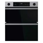 Hisense BUD714221CX Built Under Electric Double Oven - Black and Stainless Steel