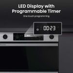 Hisense BUD714221CX Built Under Electric Double Oven - Black and Stainless Steel