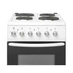 Haden HES051W 50cm Single Electric Oven with Sealed Plate Hob - White