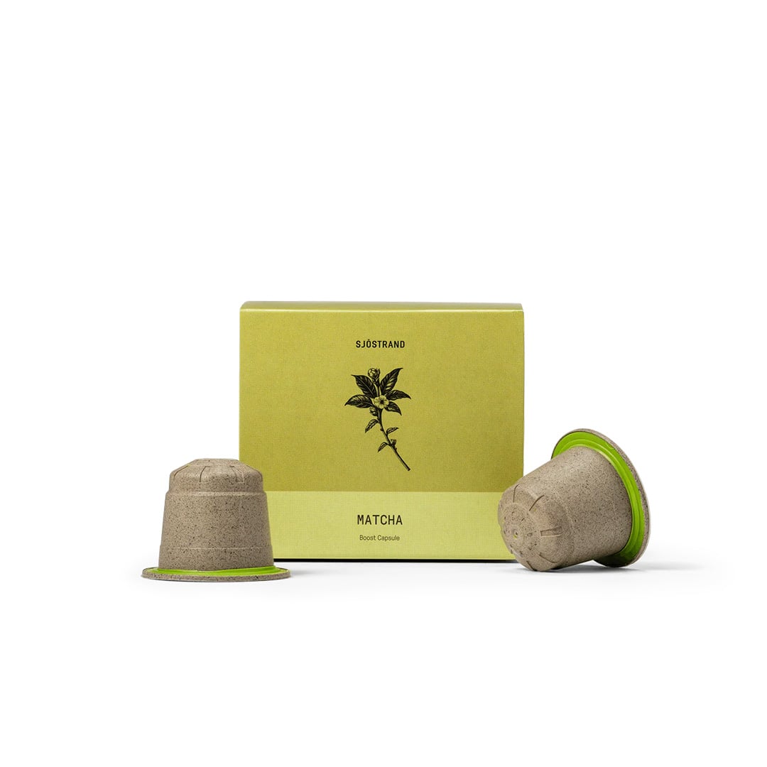 Sjostrand Matcha boost drink