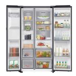 Samsung RS90F64EEFEU 91.2 60/40 Total No Frost American Fridge Freezer - Inox