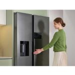 Samsung RS90F64EEFEU 91.2 60/40 Total No Frost American Fridge Freezer - Inox