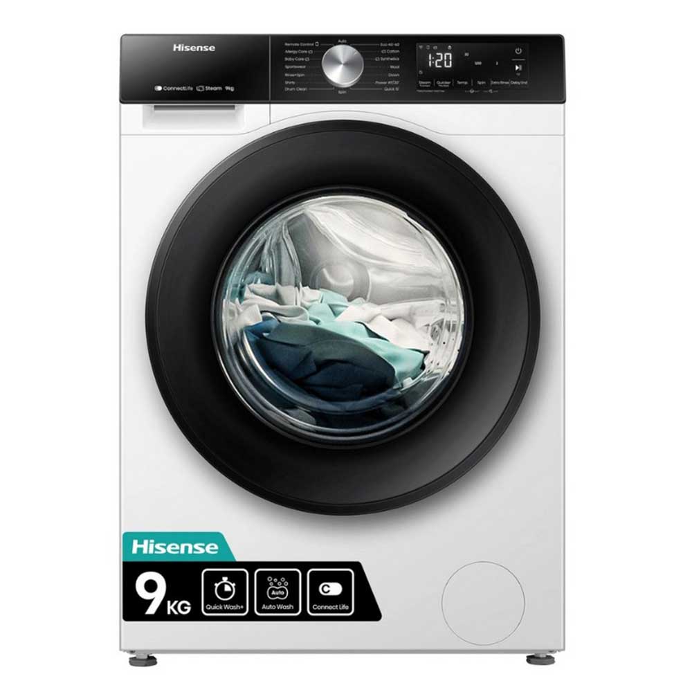 Hisense WF3S9043BW3 9kg 1400 Spin Washing Machine - White